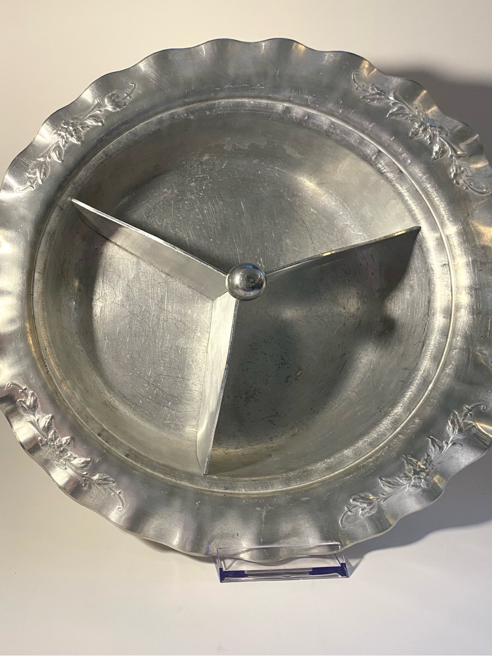 Vintage Three-Section Everlast Hand Forged Aluminum Relish Serving Tray